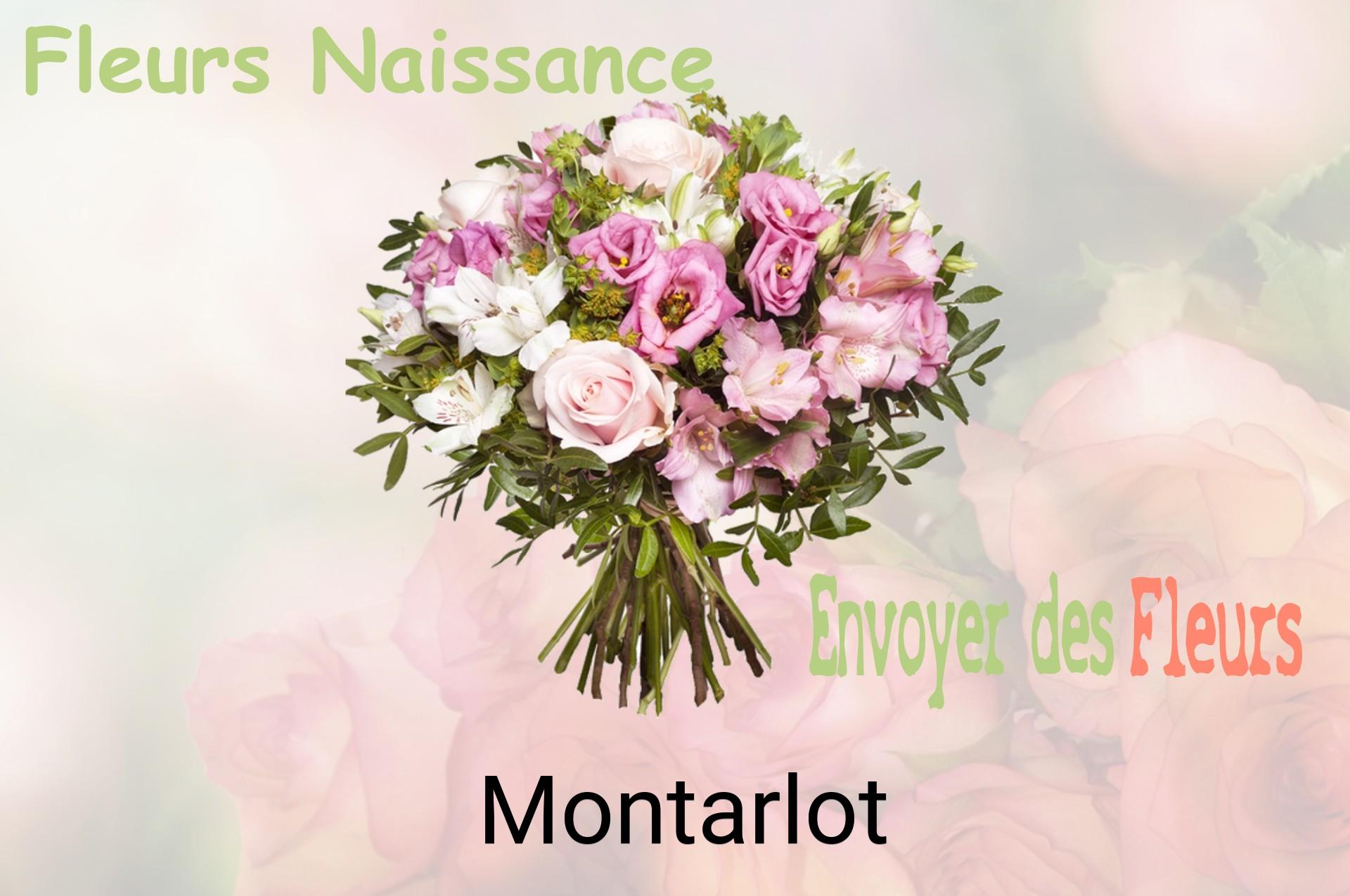 Bouquet de fleurs de naissance livré à Montarlot